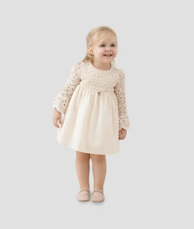 Ivory Lace Delight Dress