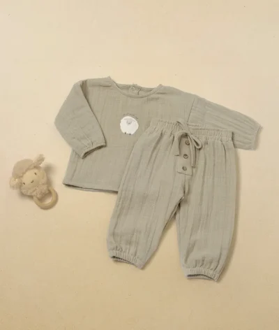 Olive Lamb Clothing Set