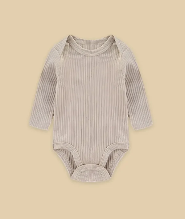 Ribbed Long sleeve Onesie