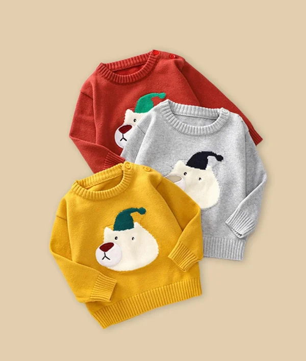Cozy Bear Knit Sweater